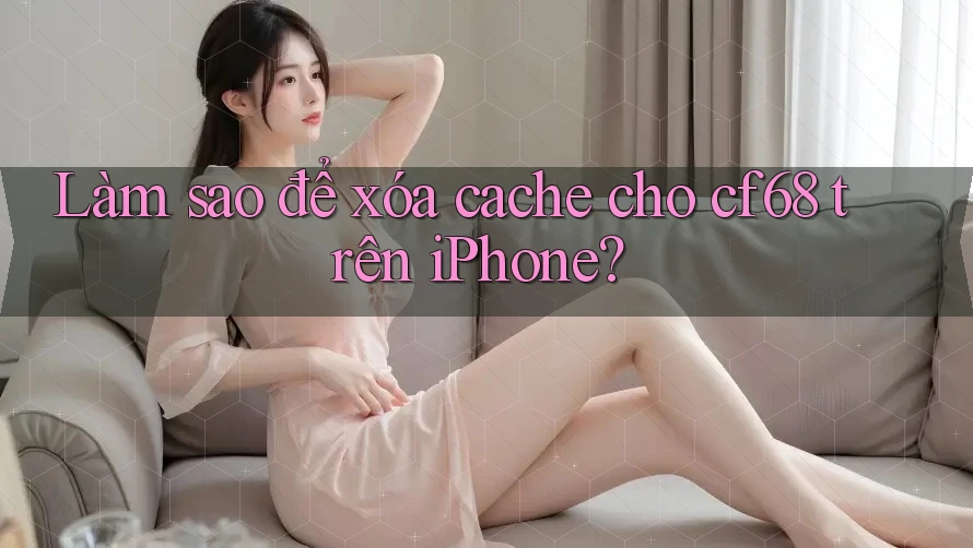 Làm sao để xóa cache cho cf68 trên iPhone? Làm sao để xóa cache cho cf68 trên iPhone?