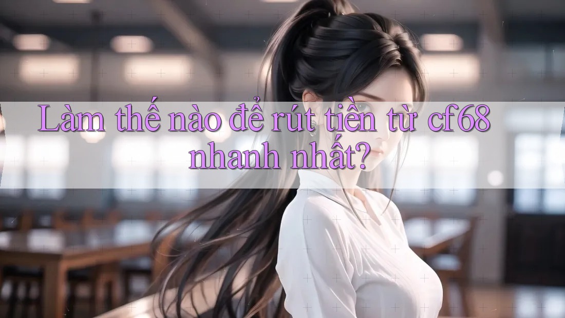 Làm thế nào để rút tiền từ cf68 nhanh nhất?