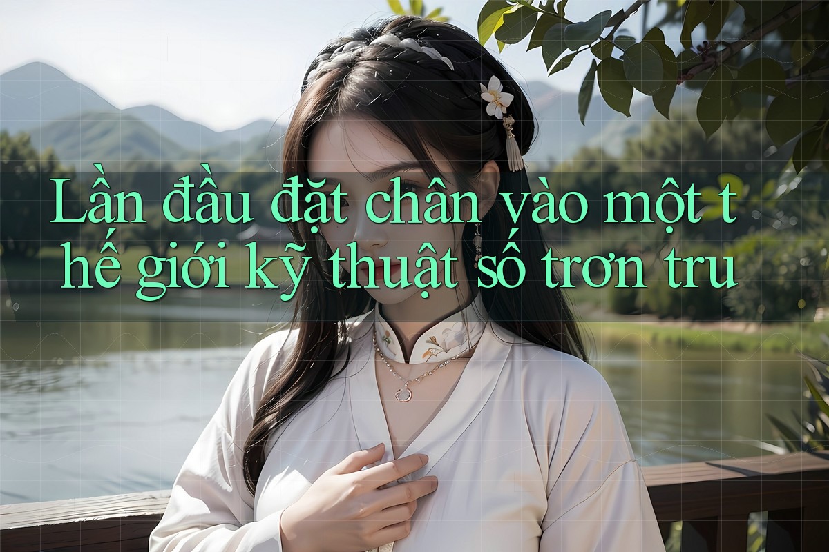 Lần đầu đặt chân vào một thế giới kỹ thuật số trơn tru