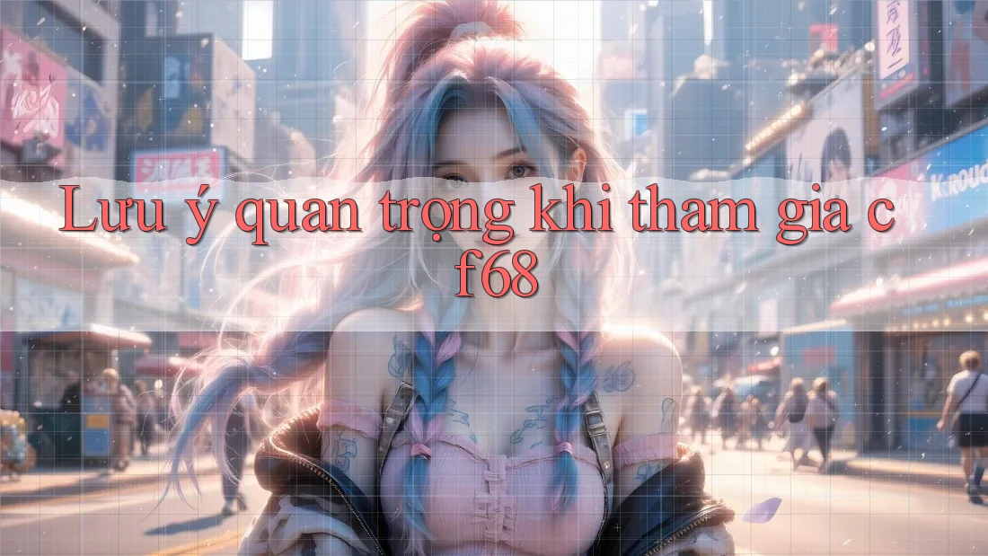 Lưu ý quan trọng khi tham gia cf68