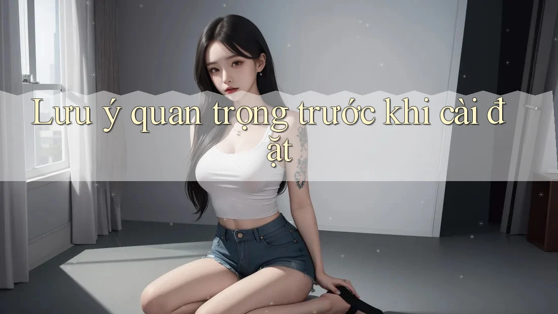 Lưu ý quan trọng trước khi cài đặt Lưu ý quan trọng trước khi cài đặt