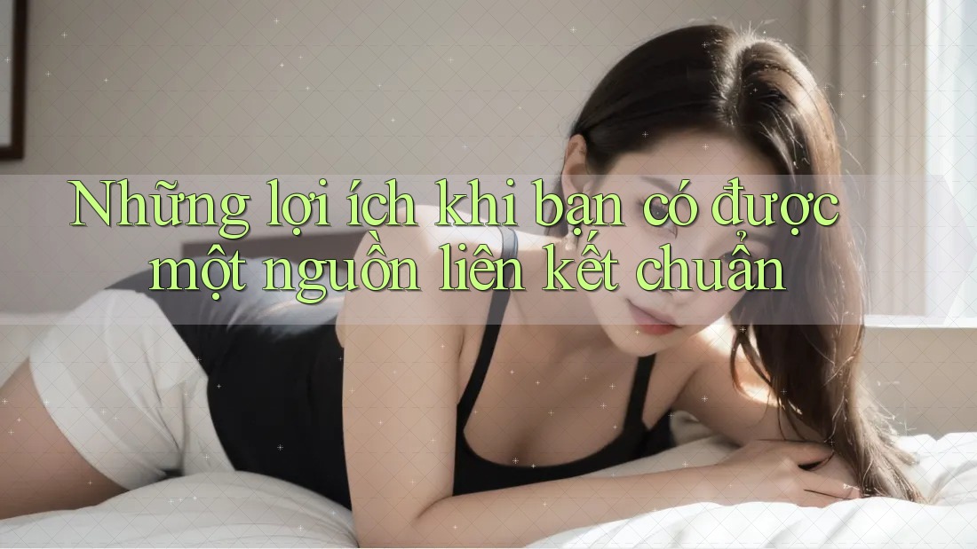 Những lợi ích khi bạn có được một nguồn liên kết chuẩn Những lợi ích khi bạn có được một nguồn liên kết chuẩn