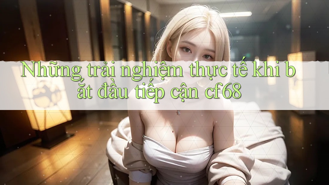 Những trải nghiệm thực tế khi bắt đầu tiếp cận cf68
