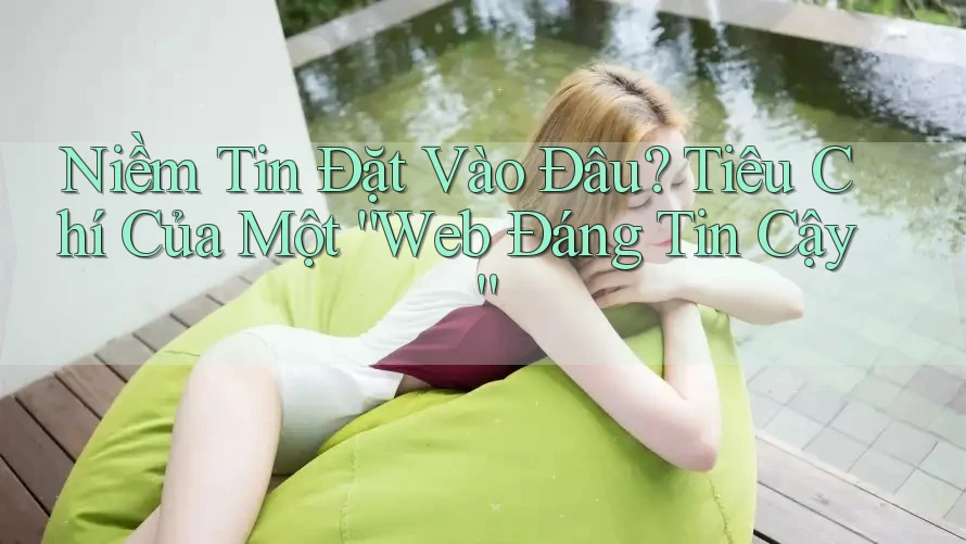 Niềm Tin Đặt Vào Đâu? Tiêu Chí Của Một “Web Đáng Tin Cậy”