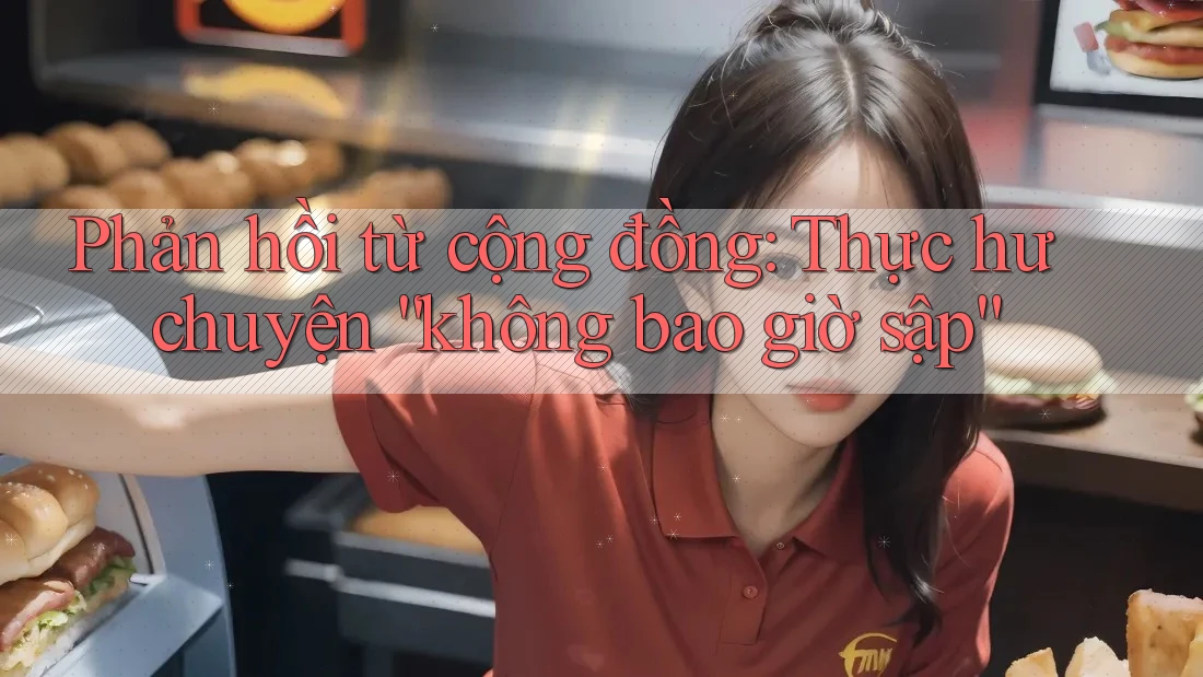 Phản hồi từ cộng đồng: Thực hư chuyện “không bao giờ sập”