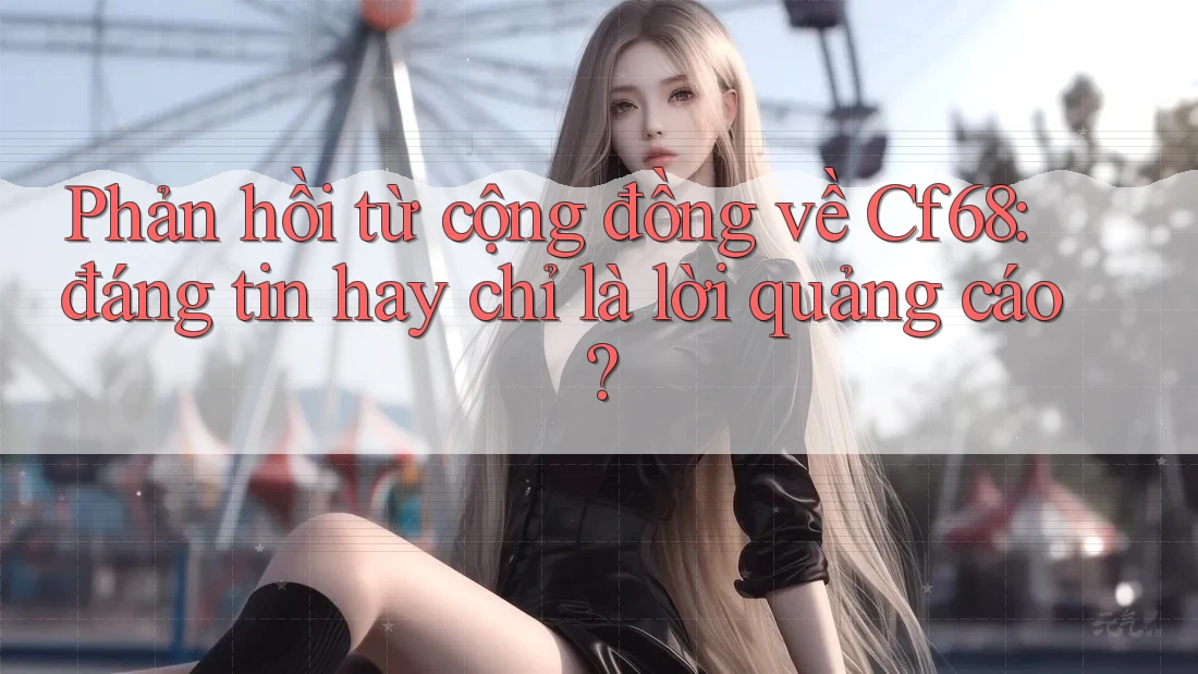 Phản hồi từ cộng đồng về Cf68: đáng tin hay chỉ là lời quảng cáo? Phản hồi từ cộng đồng về Cf68: đáng tin hay chỉ là lời quảng cáo?