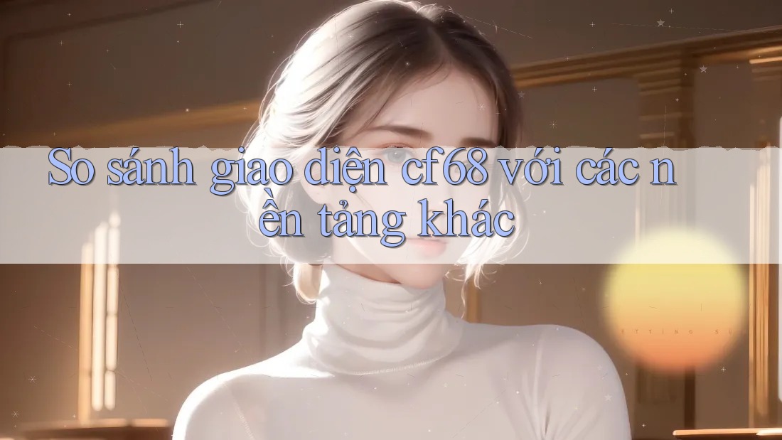 So sánh giao diện cf68 với các nền tảng khác