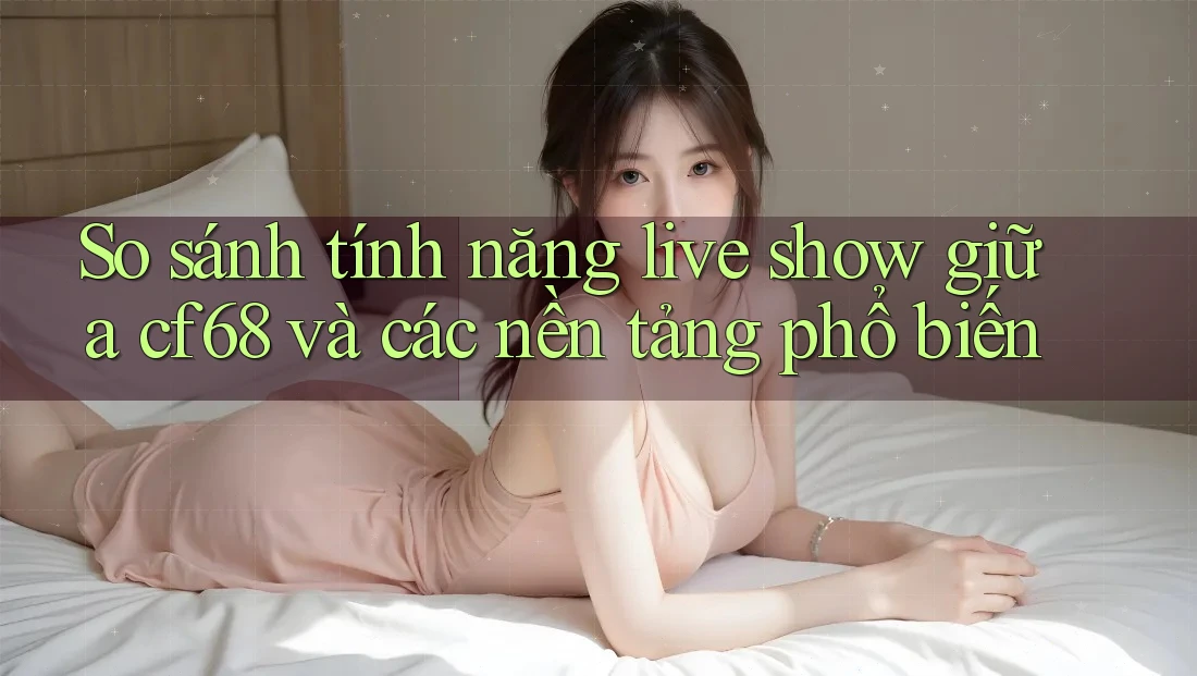 So sánh tính năng live show giữa cf68 và các nền tảng phổ biến