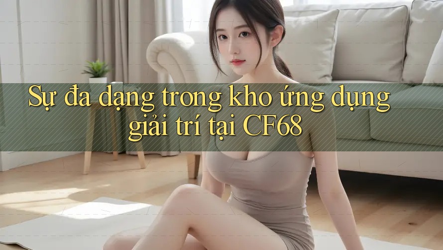 Sự đa dạng trong kho ứng dụng giải trí tại CF68