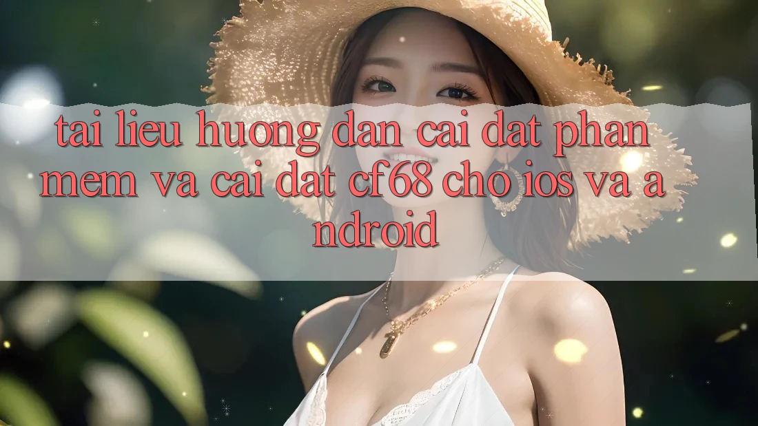 Tài liệu hướng dẫn Cài đặt Phần mềm Và Cài Đặt cf68 Cho iOS và Android