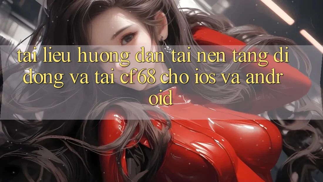 Tài liệu hướng dẫn Tải Nền tảng di động Và Tải cf68 Cho iOS và Android Tài liệu hướng dẫn Tải Nền tảng di động Và Tải cf68 Cho iOS và Android