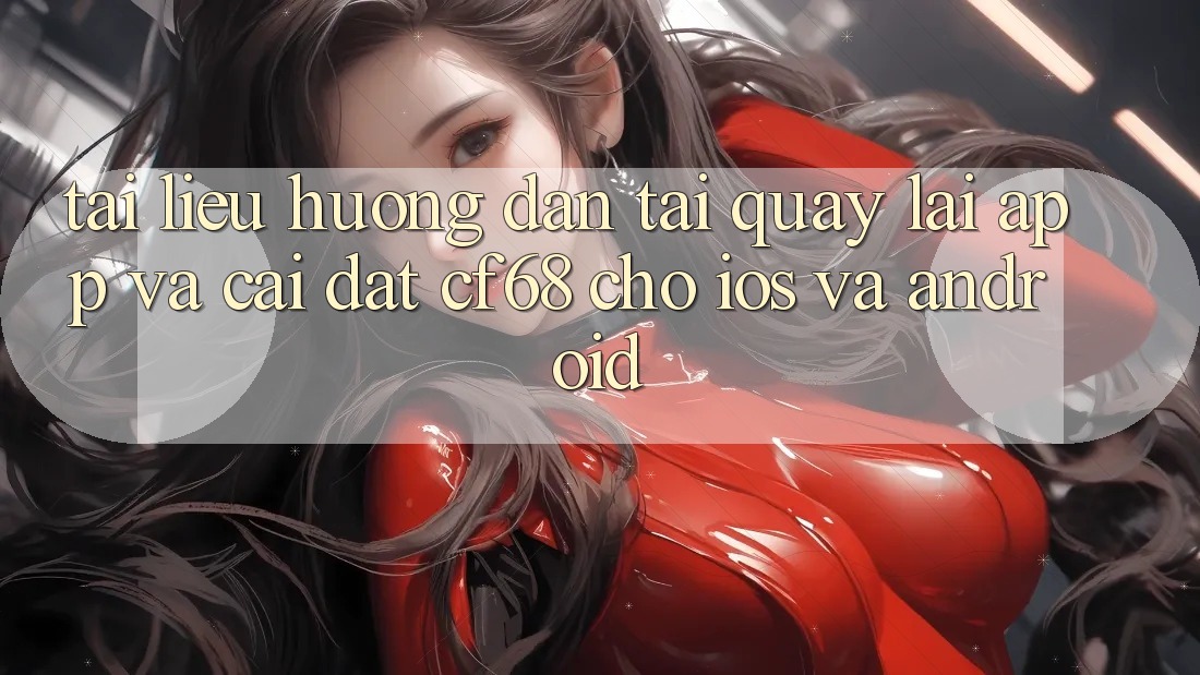 Tài liệu hướng dẫn Tải quay lại App Và Cài Đặt cf68 Cho iOS và Android