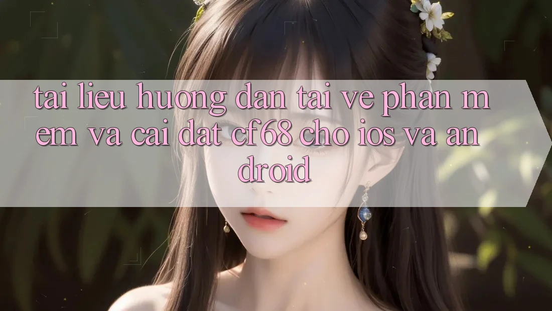 Tài liệu hướng dẫn Tải về Phần mềm Và Cài Đặt cf68 Cho iOS và Android
