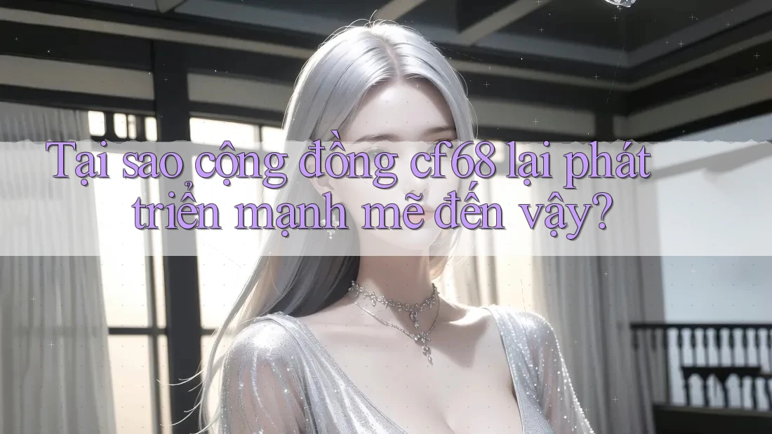 Tại sao cộng đồng cf68 lại phát triển mạnh mẽ đến vậy?