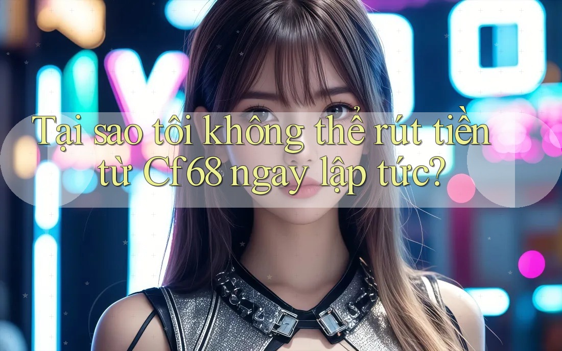 Tại sao tôi không thể rút tiền từ Cf68 ngay lập tức?