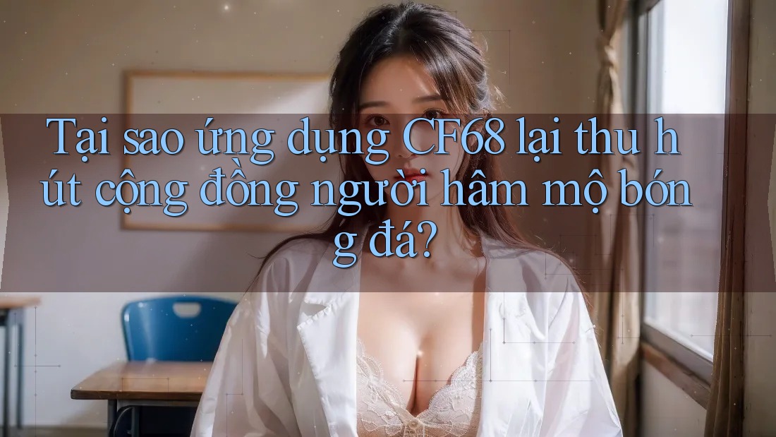 Tại sao ứng dụng CF68 lại thu hút cộng đồng người hâm mộ bóng đá? Tại sao ứng dụng CF68 lại thu hút cộng đồng người hâm mộ bóng đá?