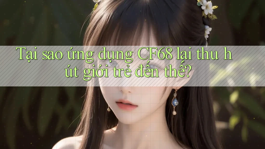 Tại sao ứng dụng CF68 lại thu hút giới trẻ đến thế?