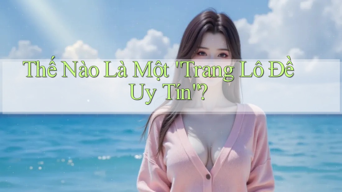 Thế Nào Là Một “Trang Lô Đề Uy Tín”?