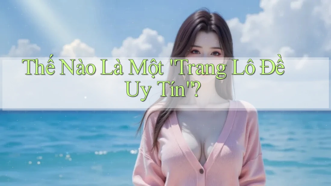Thế Nào Là Một “Trang Lô Đề Uy Tín”? Thế Nào Là Một “Trang Lô Đề Uy Tín”?