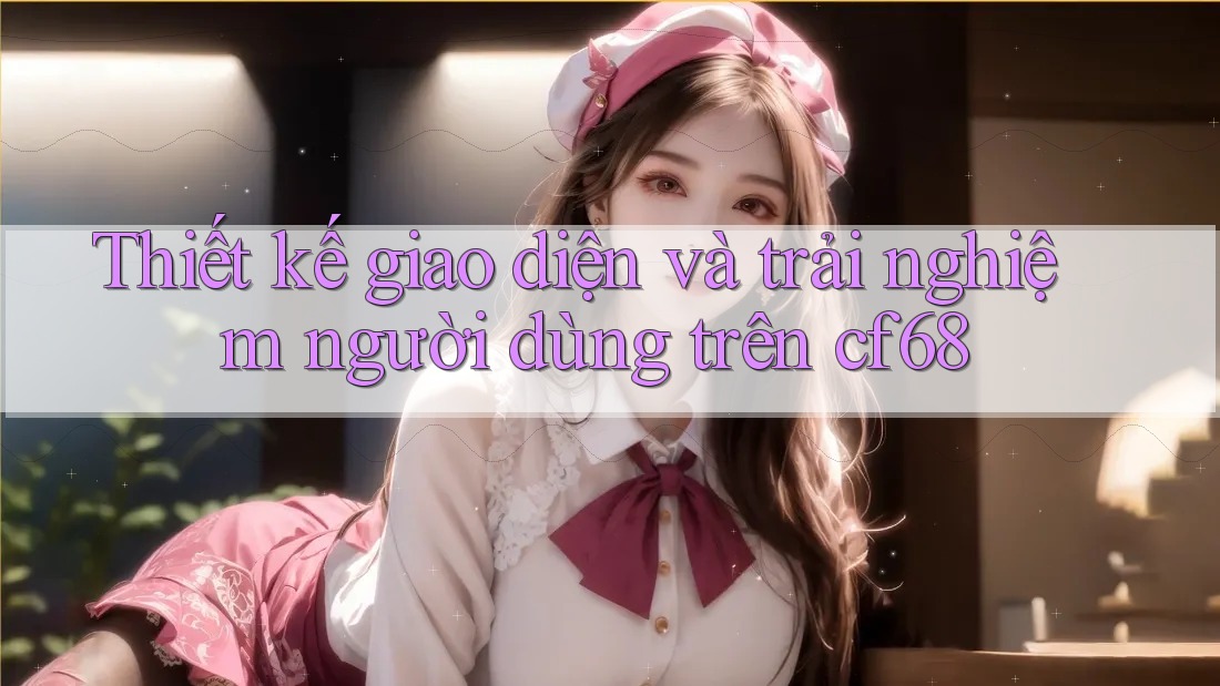 Thiết kế giao diện và trải nghiệm người dùng trên cf68 Thiết kế giao diện và trải nghiệm người dùng trên cf68
