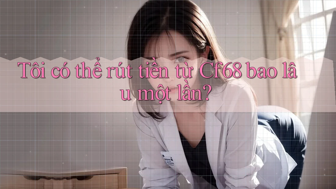 Tôi có thể rút tiền từ Cf68 bao lâu một lần?