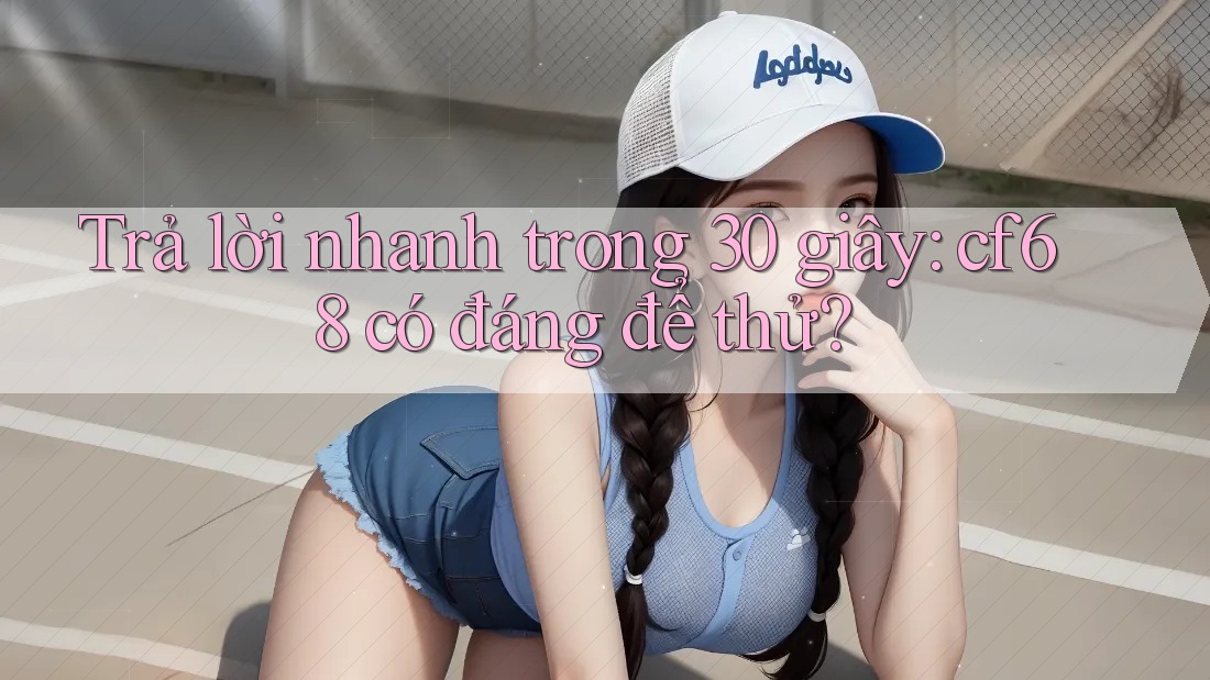 Trả lời nhanh trong 30 giây: cf68 có đáng để thử?