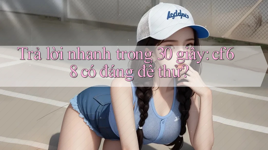 Trả lời nhanh trong 30 giây: cf68 có đáng để thử?