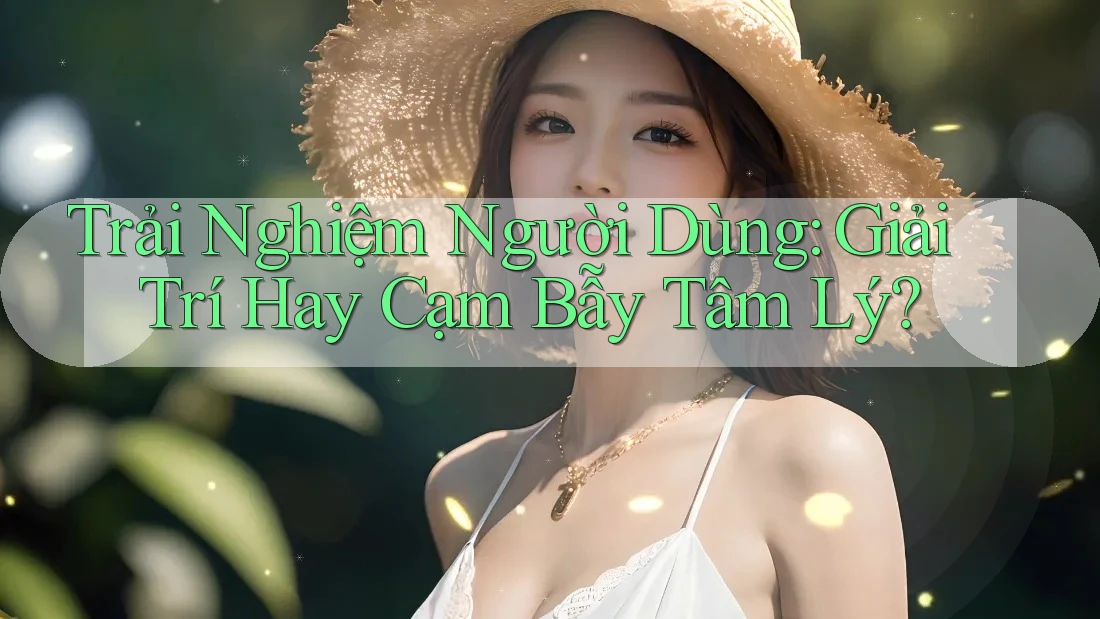 Trải Nghiệm Người Dùng: Giải Trí Hay Cạm Bẫy Tâm Lý?