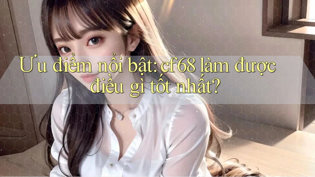 Ưu điểm nổi bật: cf68 làm được điều gì tốt nhất? Ưu điểm nổi bật: cf68 làm được điều gì tốt nhất?