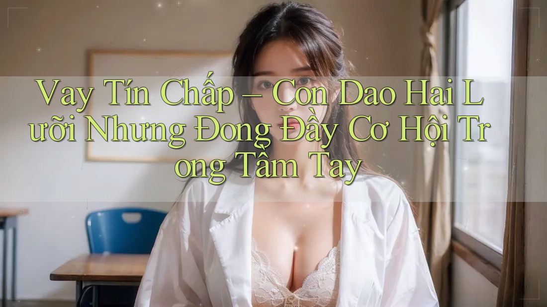 Vay Tín Chấp – Con Dao Hai Lưỡi Nhưng Đong Đầy Cơ Hội Trong Tầm Tay