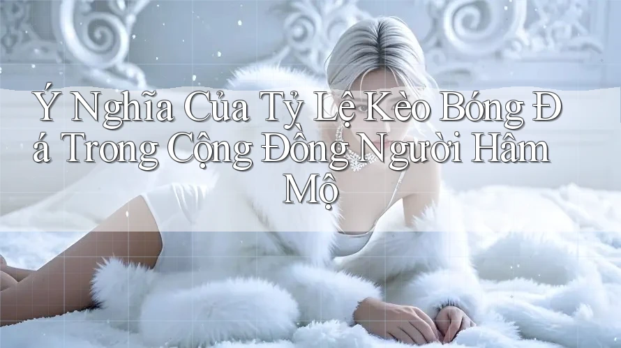 Ý Nghĩa Của Tỷ Lệ Kèo Bóng Đá Trong Cộng Đồng Người Hâm Mộ