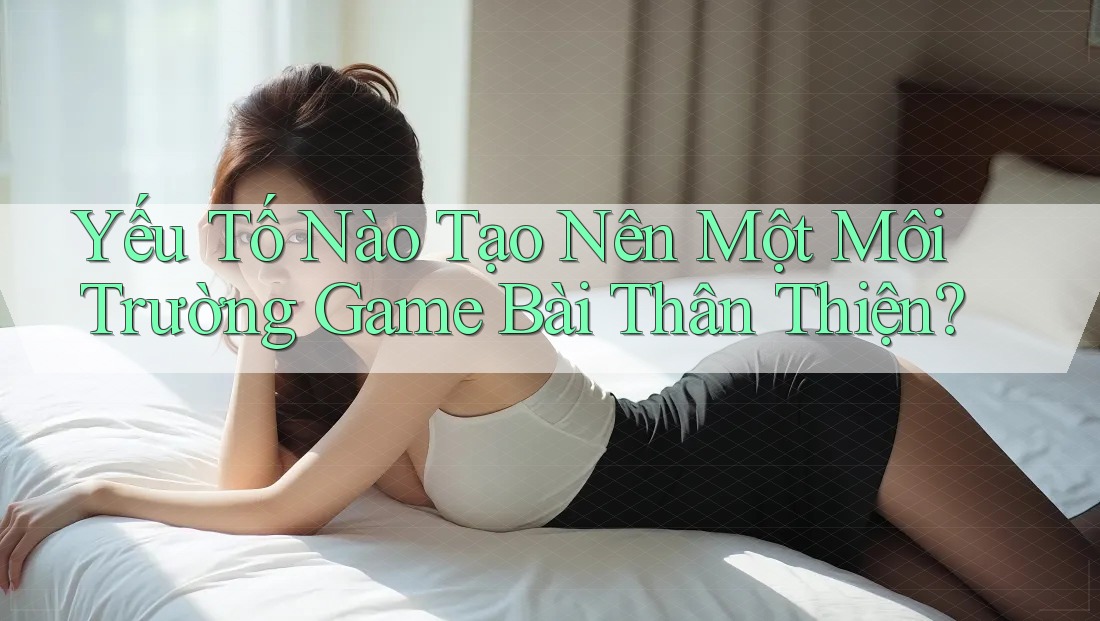 Yếu Tố Nào Tạo Nên Một Môi Trường Game Bài Thân Thiện?
